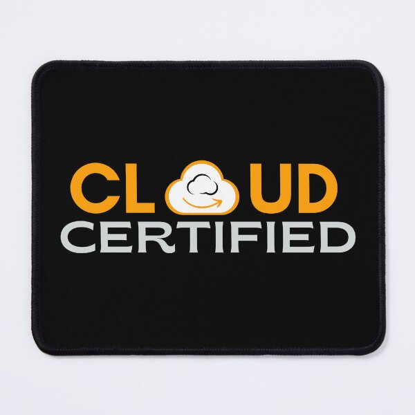 Item preview, Cloud Certified Design | AWS colors | Stickers, T-Shirts, Mugs, Backpacks, Pins, Notebooks & More designed and sold by I am Certified Designs.