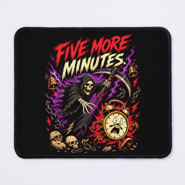 Item preview,  Five More Minutes Says The Grim Reaper designed and sold by Tong4130.