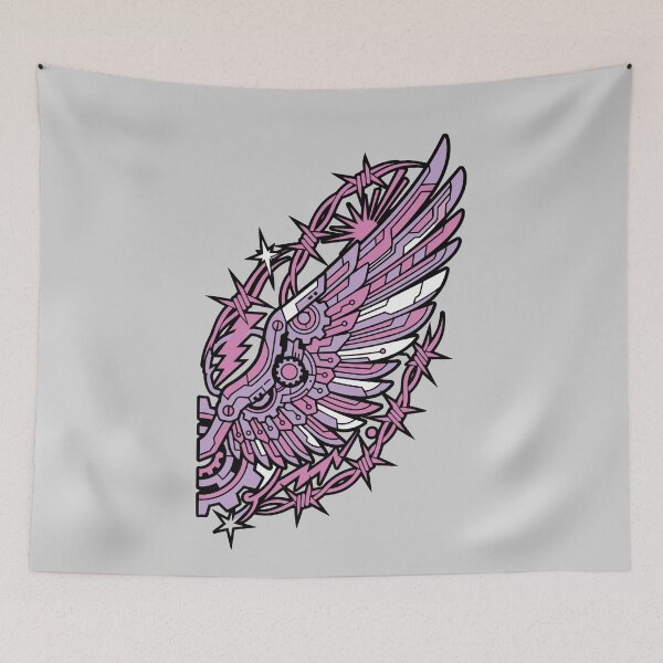 Item preview, Cybernetic Barbed Wire Wing designed and sold by KeremYurtseven.