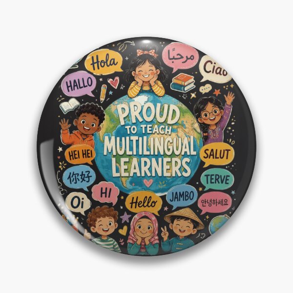Item preview, Multilingual Teacher Pride, Language Learning Classroom & Bilingual Educator designed and sold by ANTHAR.