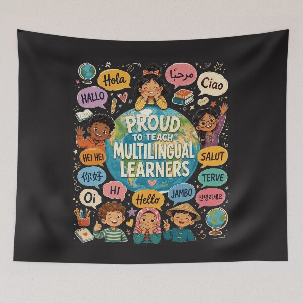 Item preview, Multilingual Teacher Pride, Language Learning Classroom & Bilingual Educator designed and sold by ANTHAR.