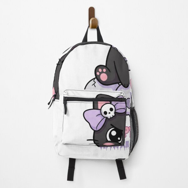 Item preview, Pastel Goth Black Cat on Skulls - Creepy Cute Kawaii Horror designed and sold by Pixele.