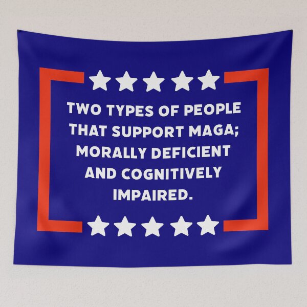 Item preview, Two types of people that support MAGA.  designed and sold by Rachel the Artist .