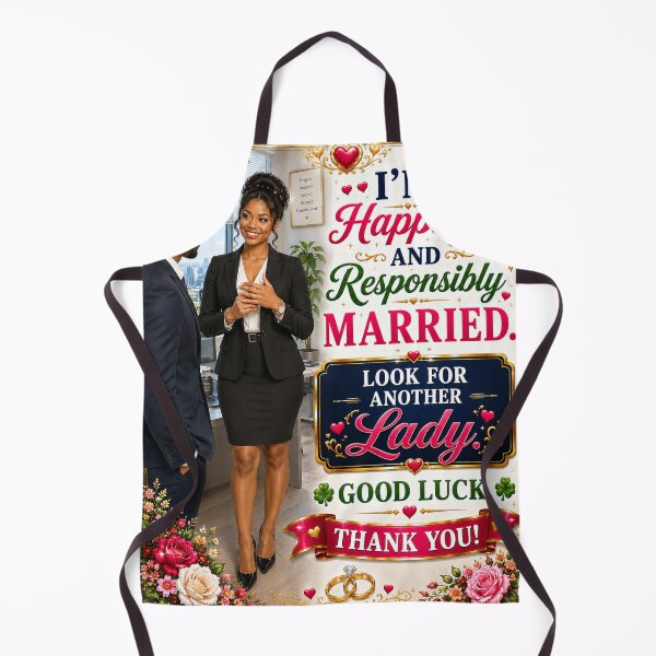 Item preview, I’m Happily and Responsibly Married – Look for Another Lady designed and sold by New Wave Artworks & Odds &Ends.
