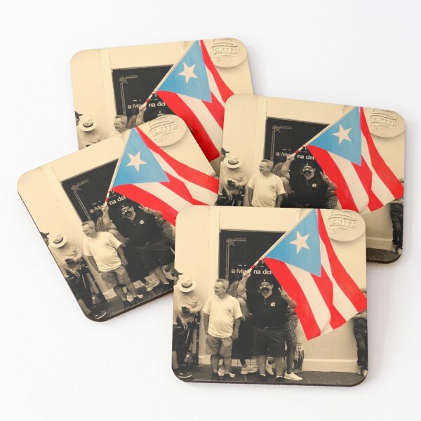 Item preview, Black and white with colored Puerto Rico photo designed and sold by Proyect_Baku.