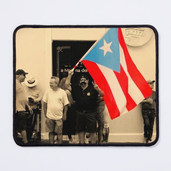 Item preview, Black and white with colored Puerto Rico photo designed and sold by Proyect_Baku.
