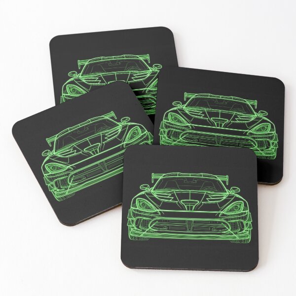 Item preview, Powerful American V10 Track Car Neon designed and sold by KeremYurtseven.