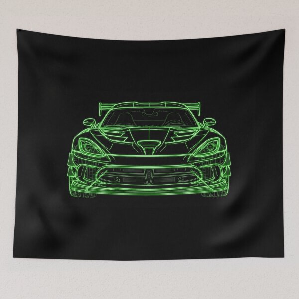 Item preview, Powerful American V10 Track Car Neon designed and sold by KeremYurtseven.