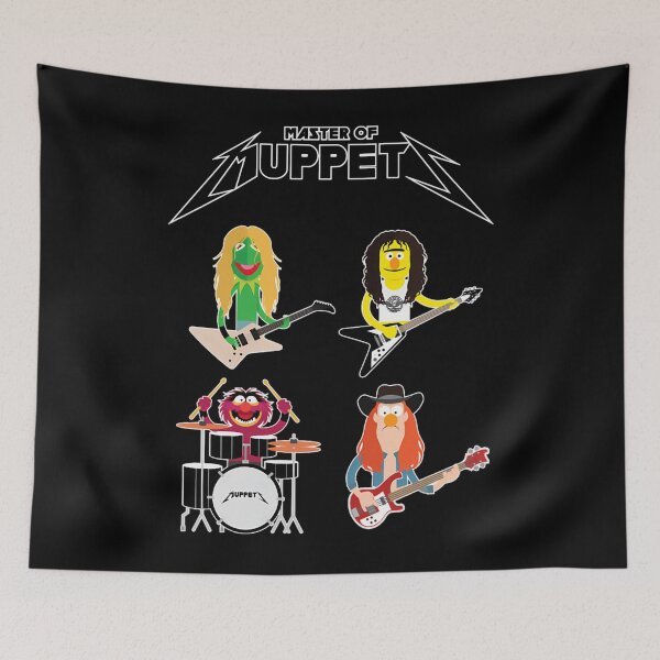 Item preview, master of muppets - muppets as metallica band designed and sold by RosaAlva1.
