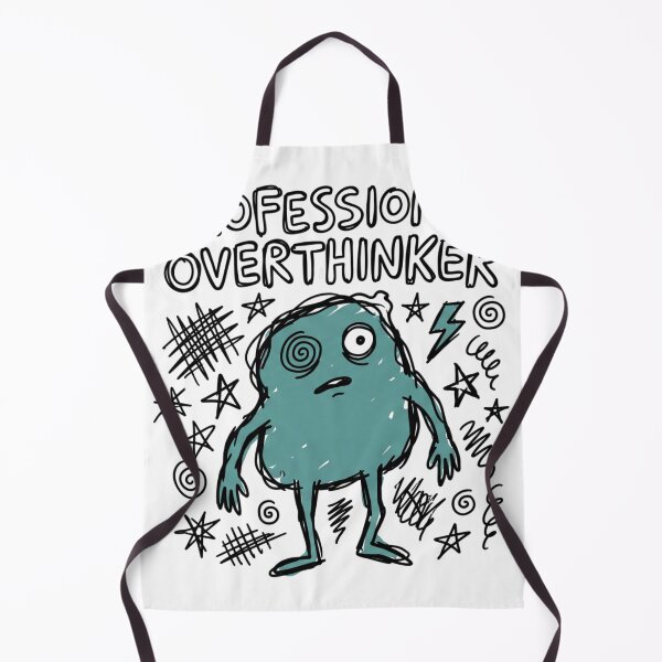 Item preview, Professional Overthinker - Funny Anxious Monster Humor designed and sold by Pixele.