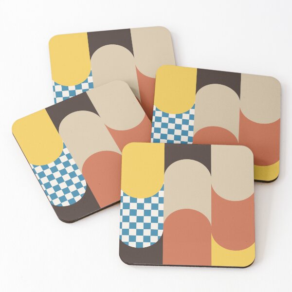 Item preview, Warm Abstract Minimalist Scandinavian Pattern in Earthy Colors designed and sold by Deutschic.