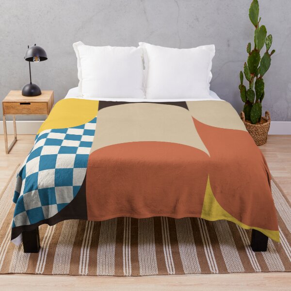 Item preview, Warm Abstract Minimalist Scandinavian Pattern in Earthy Colors designed and sold by Deutschic.