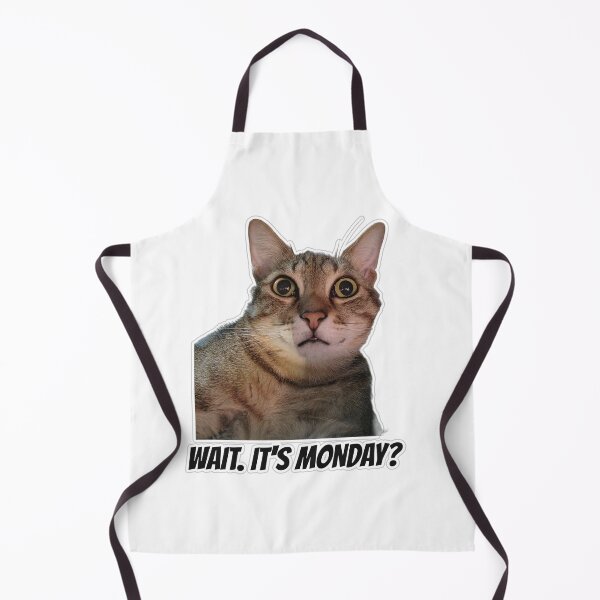 Item preview, Wait It's Monday? Shocked Cat Monday Mood designed and sold by MoodyCoCo.