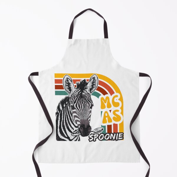 Item preview, MCAS Zebra Retro Spoonie Chronic Illness Awareness designed and sold by pulse_retail.