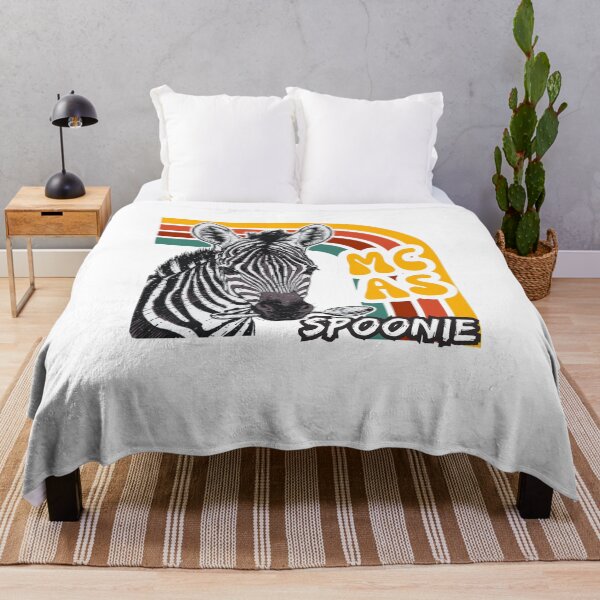 Item preview, MCAS Zebra Retro Spoonie Chronic Illness Awareness designed and sold by pulse_retail.