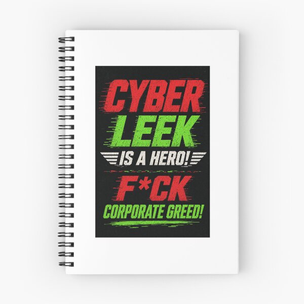 Item preview, Cyber Leek is a hero! F*ck corporate greed!  designed and sold by INEEDBABYPOWDER.