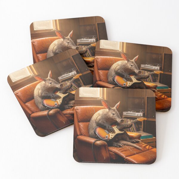 Item preview, Aardvark Plays a Gnarly Guitar Solo designed and sold by Tridentulus.