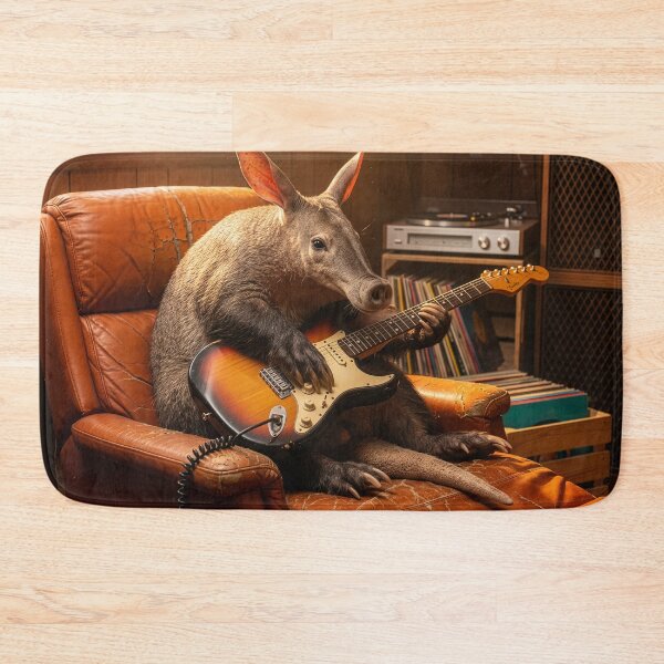 Item preview, Aardvark Plays a Gnarly Guitar Solo designed and sold by Tridentulus.