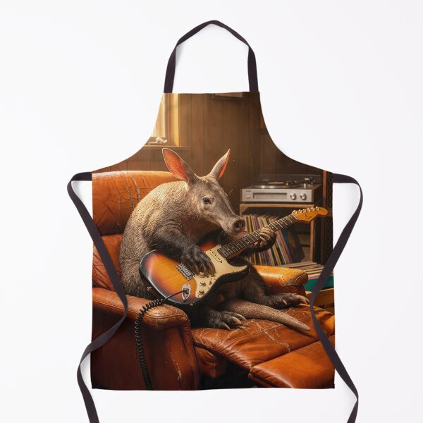 Item preview, Aardvark Plays a Gnarly Guitar Solo designed and sold by Tridentulus.