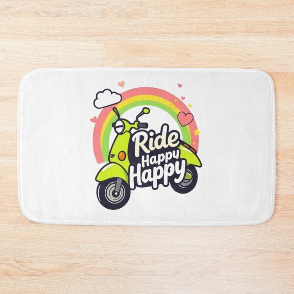 Item preview, Lime Scooter Ride Happy Happy Rainbow – Cute Scooter Lover Design designed and sold by MystiColo.