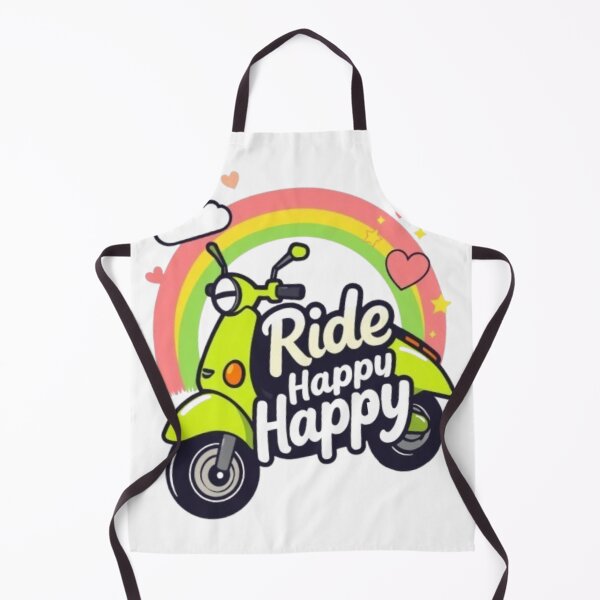 Item preview, Lime Scooter Ride Happy Happy Rainbow – Cute Scooter Lover Design designed and sold by MystiColo.