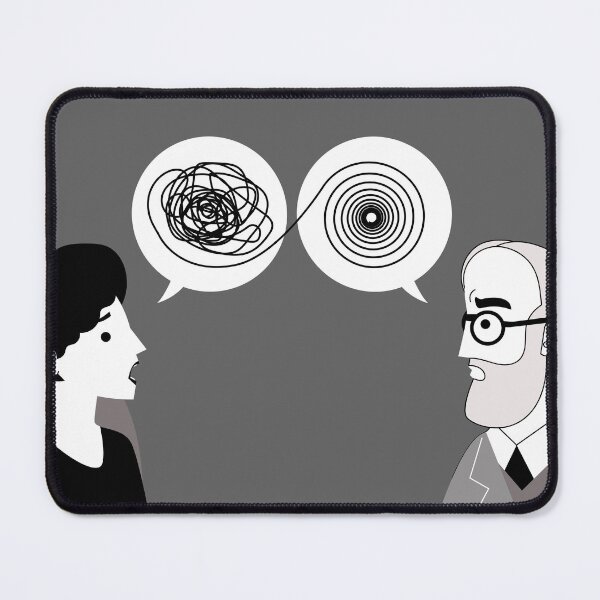 Item preview, psychoanalyst organizing a patient's thoughts designed and sold by matintheworld ( delcarmat ).