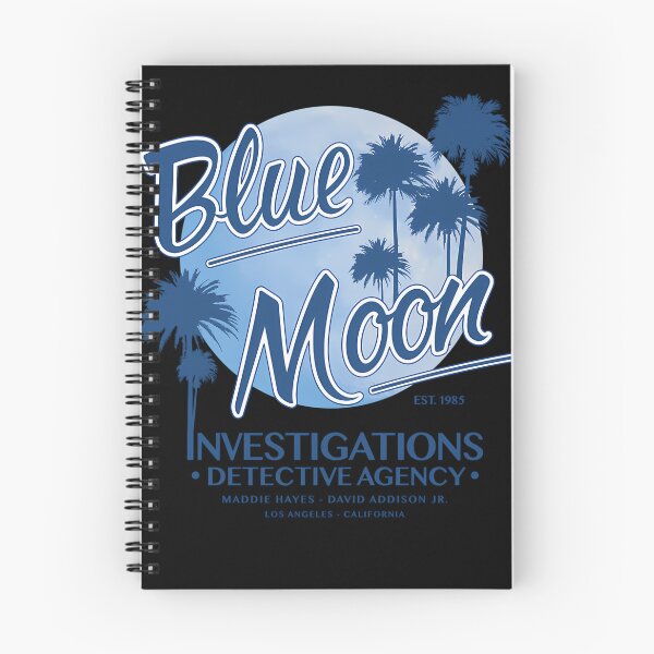 Item preview, Blue Palm Tree Night Detective Agency Typography designed and sold by qob1e.