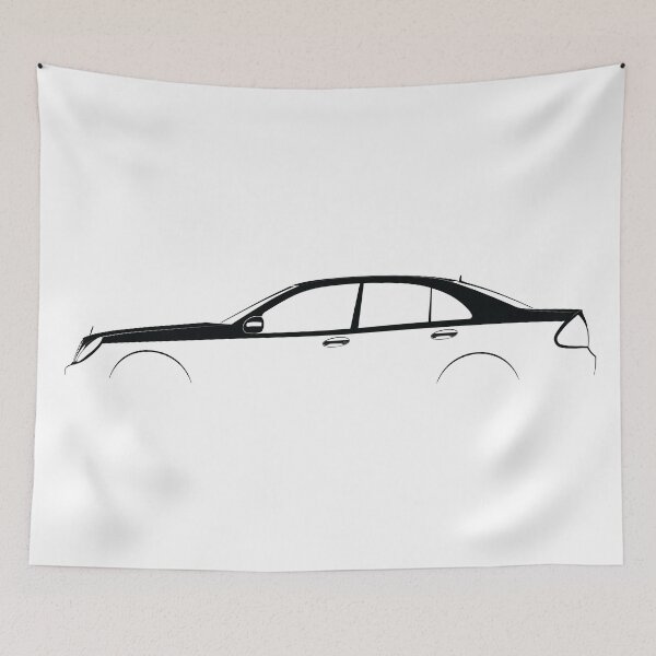 Item preview, E-Class (W211) (Black) designed and sold by Car Silhouettes.