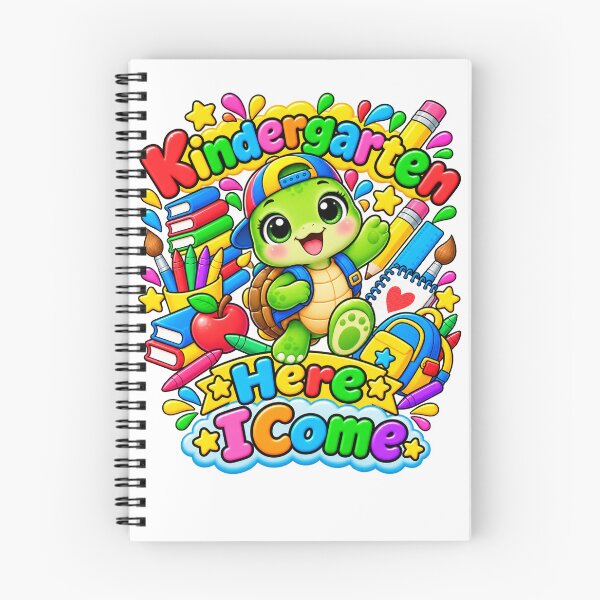 Item preview, Kindergarten Here I Come Cute Turtle Back to School designed and sold by QuiteOrbit.