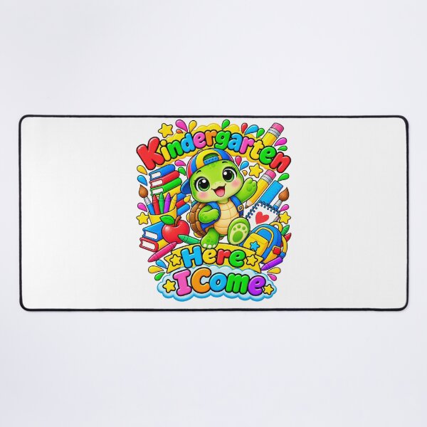 Item preview, Kindergarten Here I Come Cute Turtle Back to School designed and sold by QuiteOrbit.