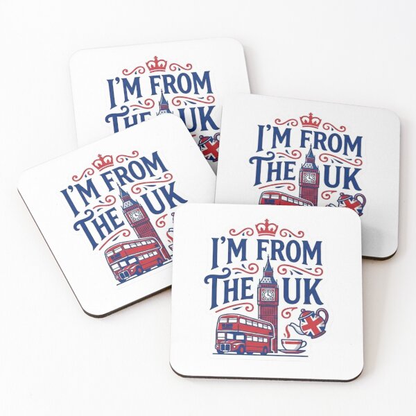 Item preview, I'm From the UK - Big Ben and Red Bus designed and sold by conamor-bymel.