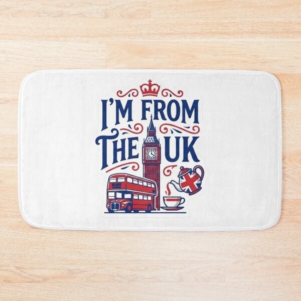 Item preview, I'm From the UK - Big Ben and Red Bus designed and sold by conamor-bymel.