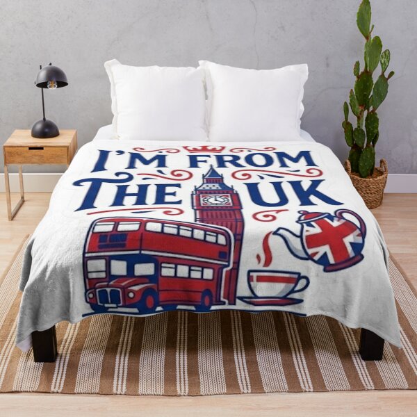 Item preview, I'm From the UK - Big Ben and Red Bus designed and sold by conamor-bymel.