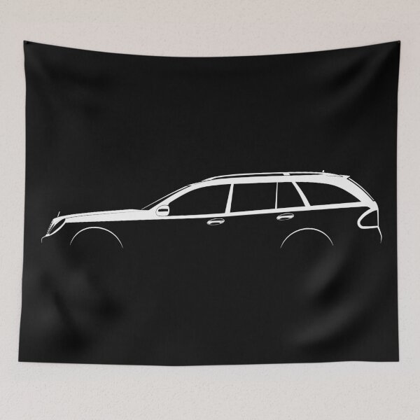 Item preview, E-Class Estate (S211) (White) designed and sold by Car Silhouettes.