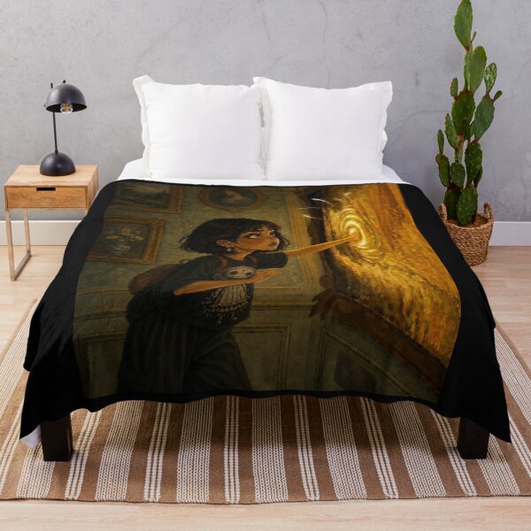 Item preview, Gothic Girl Entering Magical Portal – Dark Fantasy designed and sold by litleelseart.