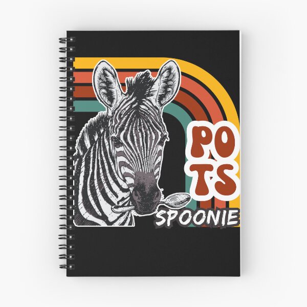 Item preview, POTS Zebra Retro Spoonie Chronic Illness Awareness designed and sold by pulse_retail.