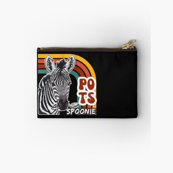 Item preview, POTS Zebra Retro Spoonie Chronic Illness Awareness designed and sold by pulse_retail.