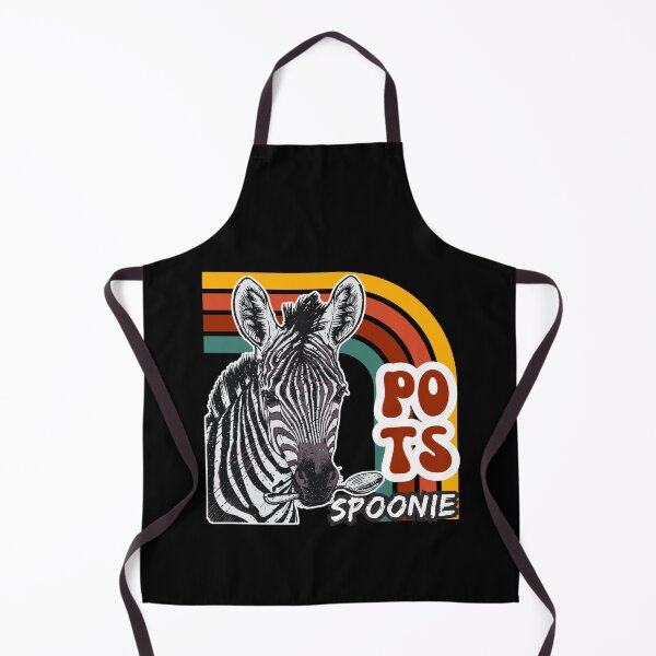 Item preview, POTS Zebra Retro Spoonie Chronic Illness Awareness designed and sold by pulse_retail.