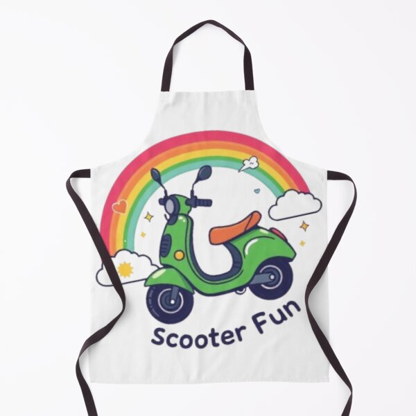 Item preview, Lime Scooter Fun Rainbow Design – Cute Green Scooter Adventure designed and sold by MystiColo.