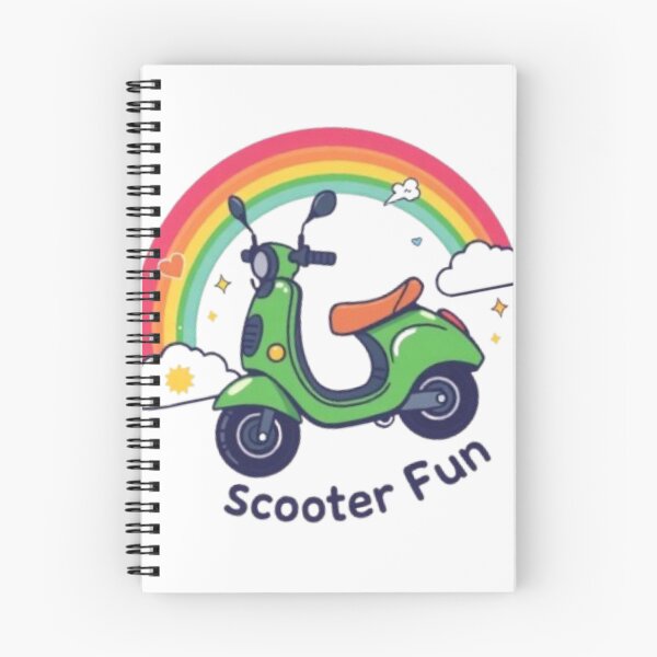 Item preview, Lime Scooter Fun Rainbow Design – Cute Green Scooter Adventure designed and sold by MystiColo.