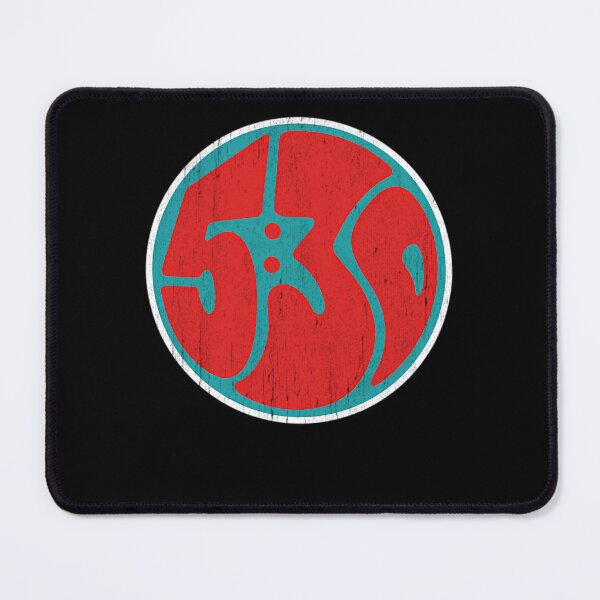 Item preview, Circular Teal And Red Emblem Pattern designed and sold by thedukehenri.