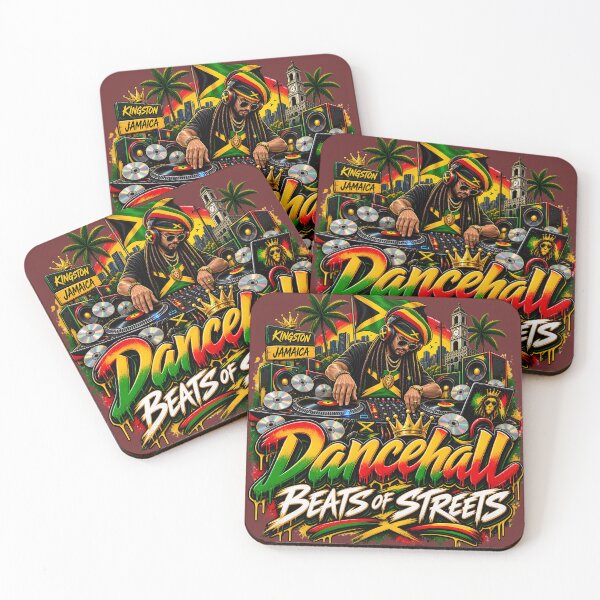 Item preview, Kingston Jamaica Dancehall DJ | Beats Of Streets Rasta Reggae designed and sold by digitalbob60.