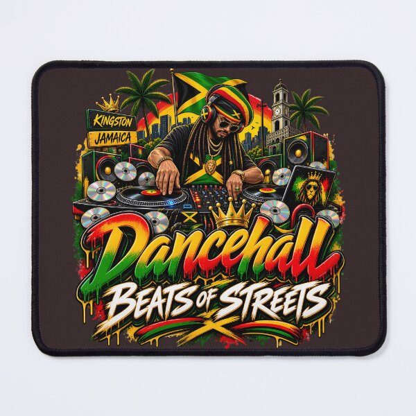 Item preview, Kingston Jamaica Dancehall DJ | Beats Of Streets Rasta Reggae designed and sold by digitalbob60.