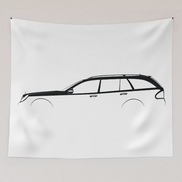 Item preview, E-Class Estate (S211) (Black) designed and sold by Car Silhouettes.