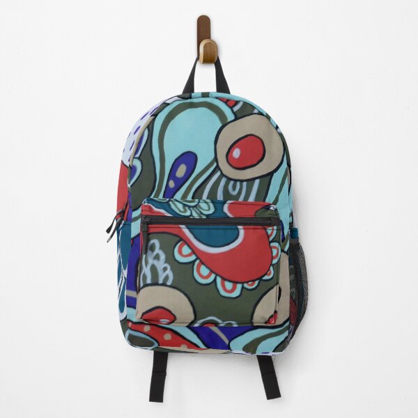 Item preview, Red Eyes | Psychedelic Alien Seascape Wall Art designed and sold by WonderwildArt.