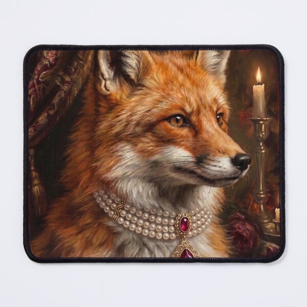 Item preview, Royal Red Fox Ruby Necklace designed and sold by The Real Beast Art.
