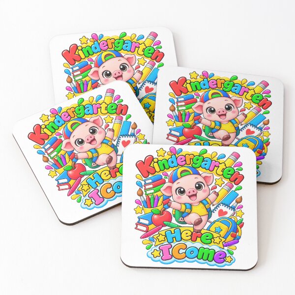 Item preview, Cute Pig Kindergarten Back to School First Day designed and sold by QuiteOrbit.