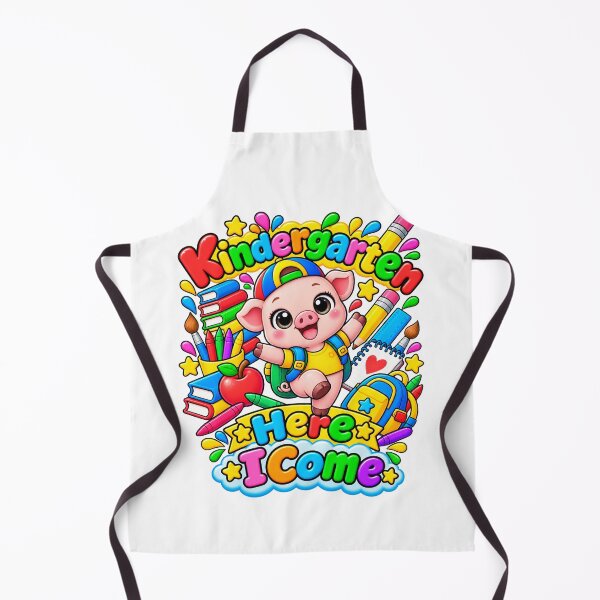 Item preview, Cute Pig Kindergarten Back to School First Day designed and sold by QuiteOrbit.