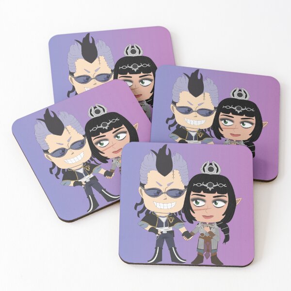 Artikelvorschau, Chibi Magna Swing und Shadowheart entworfen und verkauft von Buttercup Illustrations.