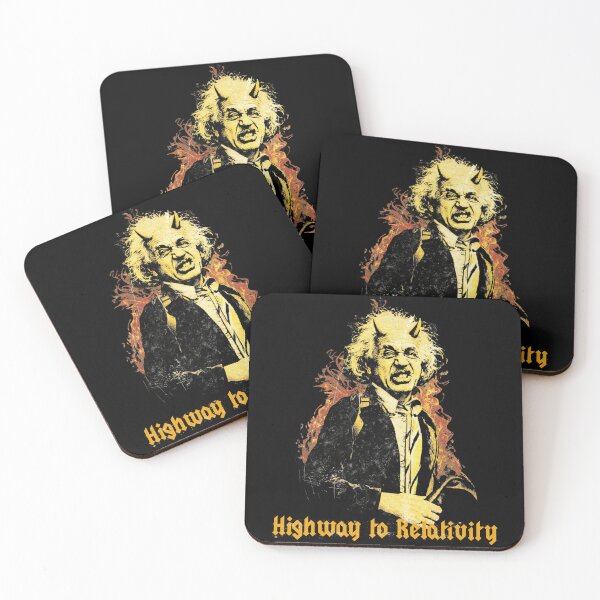 Item preview, Rocker Einstein – Highway to Relativity designed and sold by Nacho Average Designs.